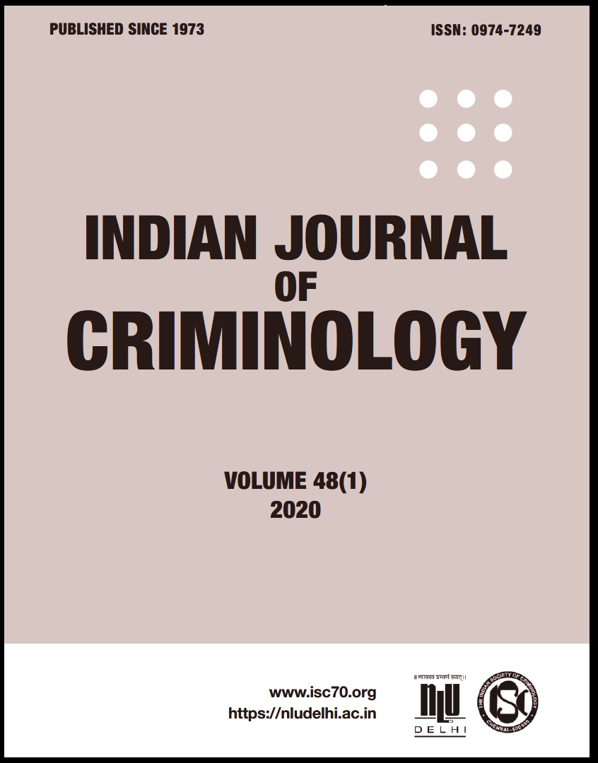Indian Journal of Criminology(2020)